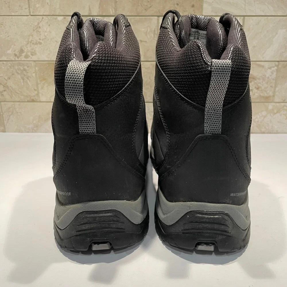 Columbia Gunnison II Omni Heat Mens 15 Waterproof Winter Boots Black 200g